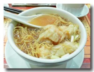 海老ワンタン麺：池記雲呑麺