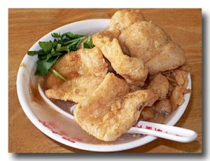 魚[火庚] ／魚羹  魚の天ぷらのとろみスープ