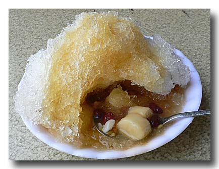 潮州冷熱冰　台湾風かき氷汁粉