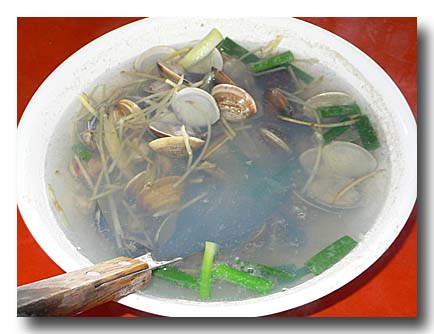 蛤蜊湯 ハマグリのスープ