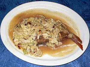 チュニジア料理　ハンニバル　桜鯛のグリル