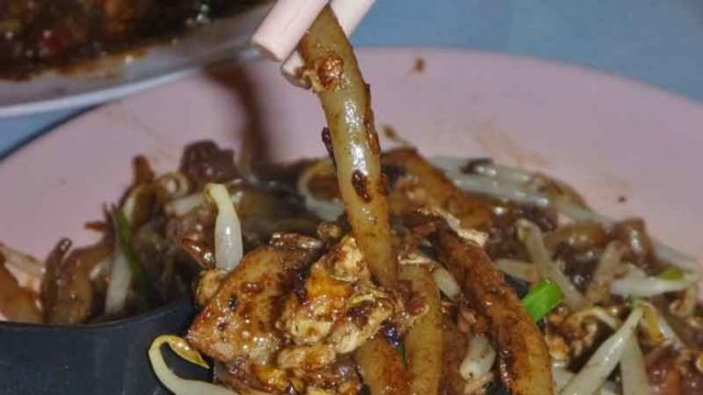 炒檳城老鼠粉 penang fried rat noodle [ペナン風マカロニ]の麺