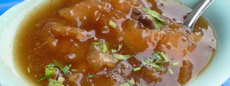カポップラー・ナムデーン 魚の浮き袋のあんかけスープ
