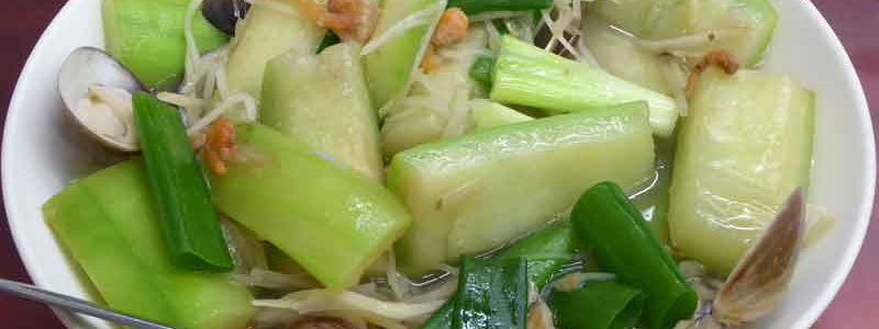 蛤蜊絲瓜 Ge Li Si Gua ハマグリとヘチマの炒め物 世界の食べ物 A Food Of The World