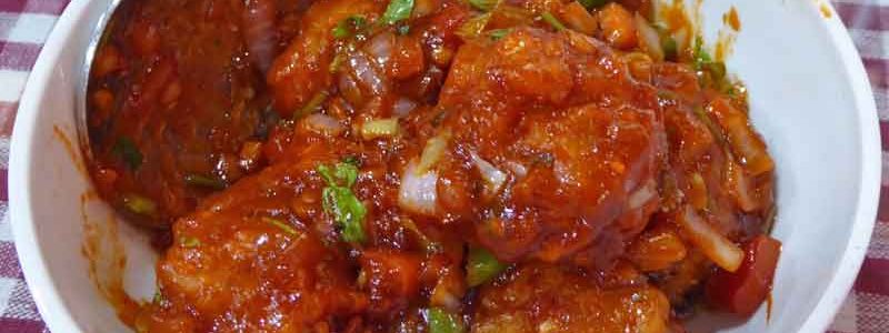 マンチュリアン 中華風団子