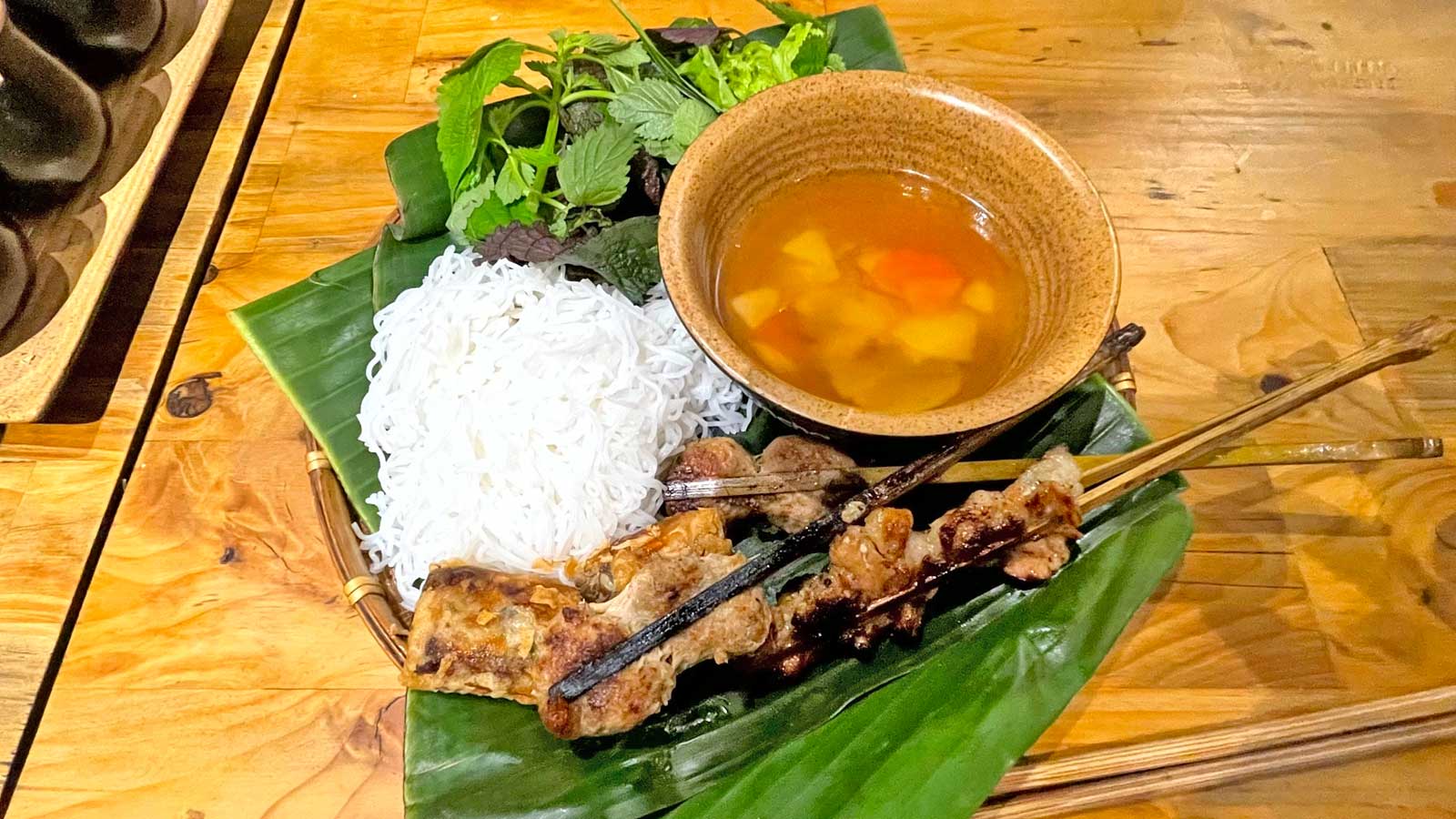 ハノイ名物ブンチャー Bún Chảの写真